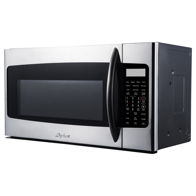 Dylux 1.7 cu. ft. Over-the-Range Microwave Oven with Auto-Cook, Child-Lock, Exhaust Fan