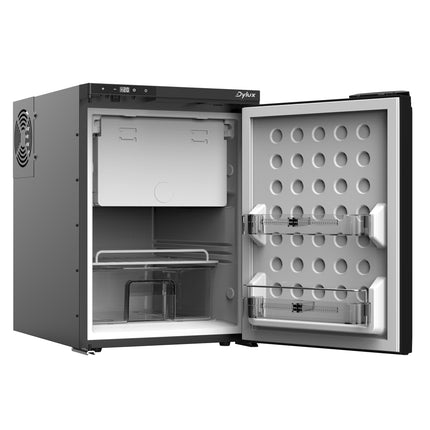 Dylux 1.7 cu. ft. 12V Built-In Fridge - DC Compressor, LED Display, Fridge & Freezer Zones