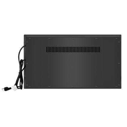 Dylux 30-Inch RV Built-In Electric Fireplace - Crystal - Remote Control, Safety Cut-Off