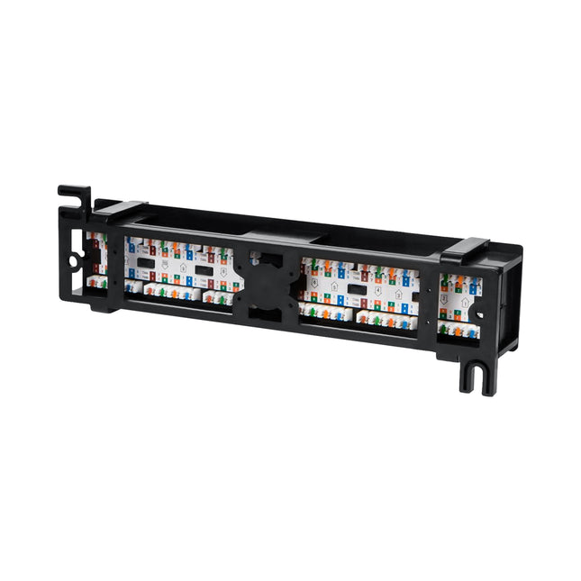 Dylux Cat.6 UTP Patch Panel with Rack Mount and Small Punch Down Tool and Cable Management