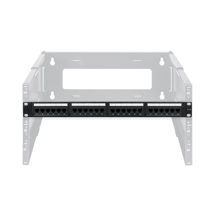 Dylux Cat.6 UTP Patch Panel with Rack Mount and Small Punch Down Tool and Cable Management
