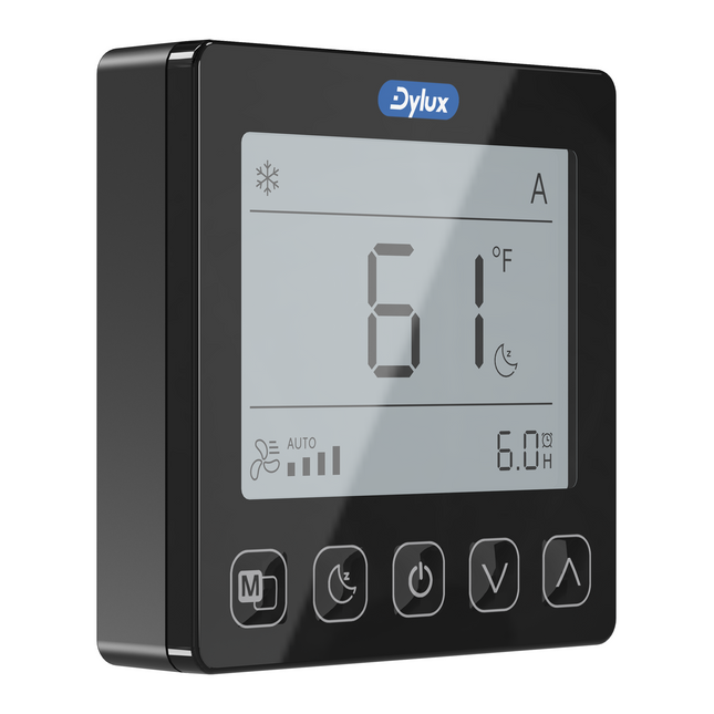 Dylux Smart RV Air Conditioner Wall Thermostat with LCD Display & Timer
