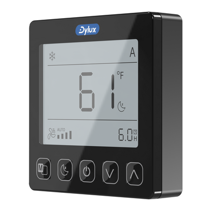 Dylux Smart RV Air Conditioner Wall Thermostat with LCD Display & Timer