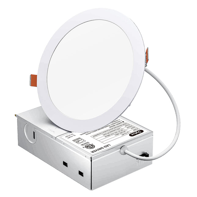 Dylux 4-Inch Recessed Downlight with Junction Box - 3000K CCT, 80+CRI, TRIAC Dimmable, ETL Listed
