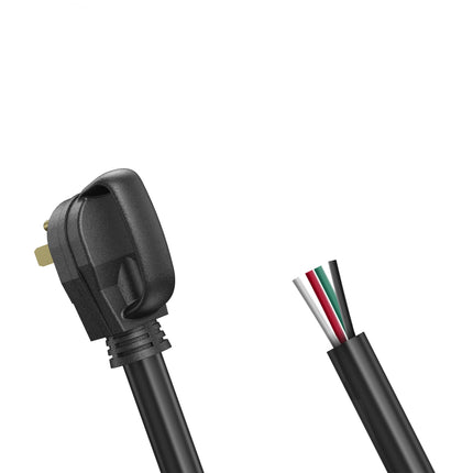 Dylux 50A RV Power Extension Cord with Handle - 30 FT, NEMA 14-50P Male to Bare Wire