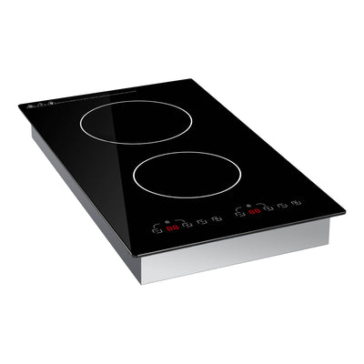 Dylux Dual Burner 24'' RV Induction Cooktop – 1800W, 9 Power Levels, Space-Saving Design