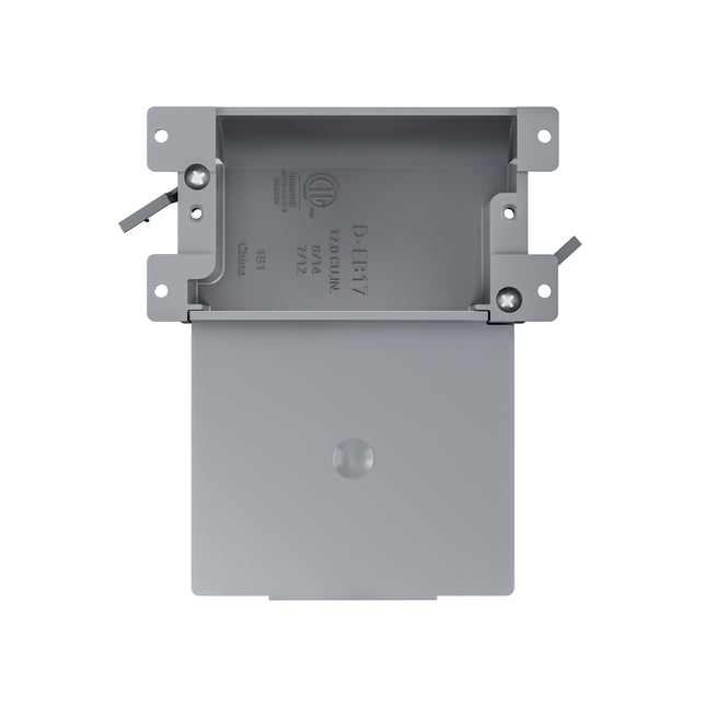 Dylux 1 Gang Old Work Electrical Box | 17 Cu. In. PVC Junction Box, ETL Listed for Retrofit & Home Wiring Projects