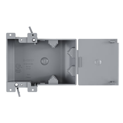 Dylux 1 Gang Old Work Electrical Box | 17 Cu. In. PVC Junction Box, ETL Listed for Retrofit & Home Wiring Projects