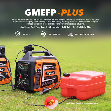 Dylux Automatic Fuel Transfer Pump for Generators – Hands-Free, Multi-Fuel Compatible