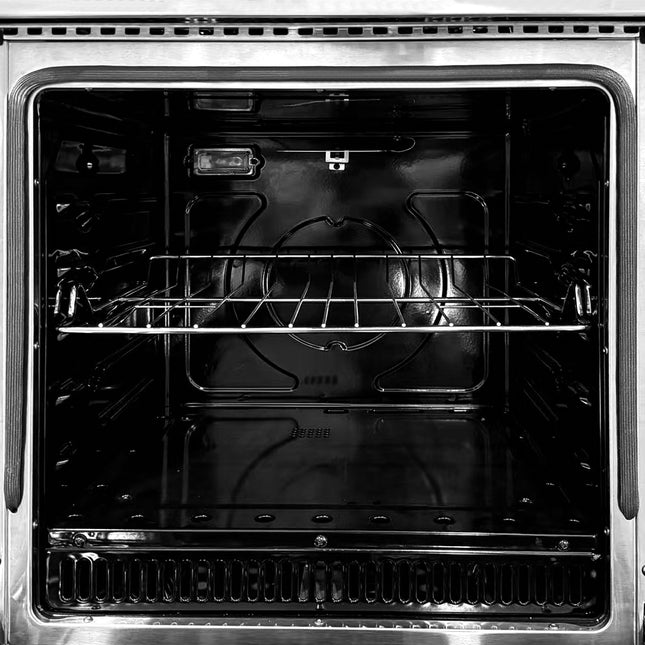 Dylux Compact 23" LP Gas Range for RVs – 3-Burner Cooktop with 3.25 cu. ft. Convection Oven