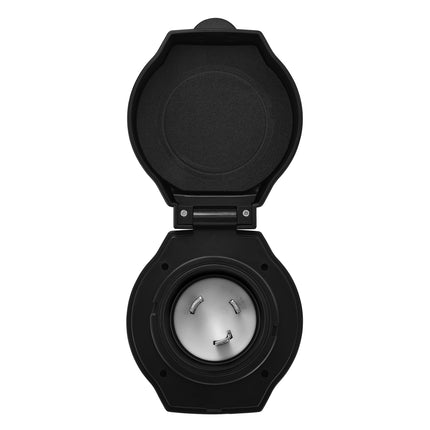 Dylux RV 125V 30A Twist-Lock Power Inlet with 3-Prong Plug, LED Indicator & ETL Listed – For RVs and Boats