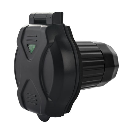 Dylux RV 125V 30A Twist-Lock Power Inlet with 3-Prong Plug, LED Indicator & ETL Listed – For RVs and Boats