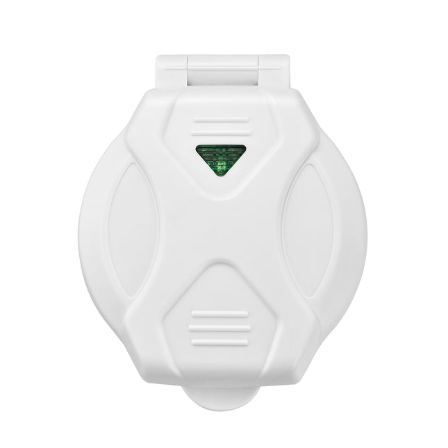 Dylux RV 125/250V 50A Twist-Lock Power Inlet with 3-Prong Plug, LED Indicator & ETL Listed – For RVs and Boats