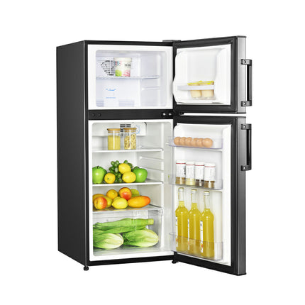 Dylux 4.4 cu. ft. Dual-Zone RV Refrigerator – 12V/24V DC, No-Frost Cooling, CSA Certified