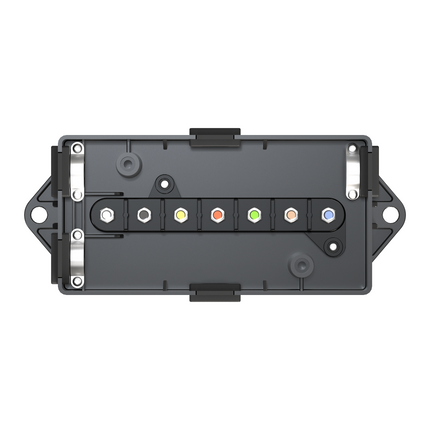 Dylux 7-Way Trailer Wiring Junction Box with Color-Coded Terminals