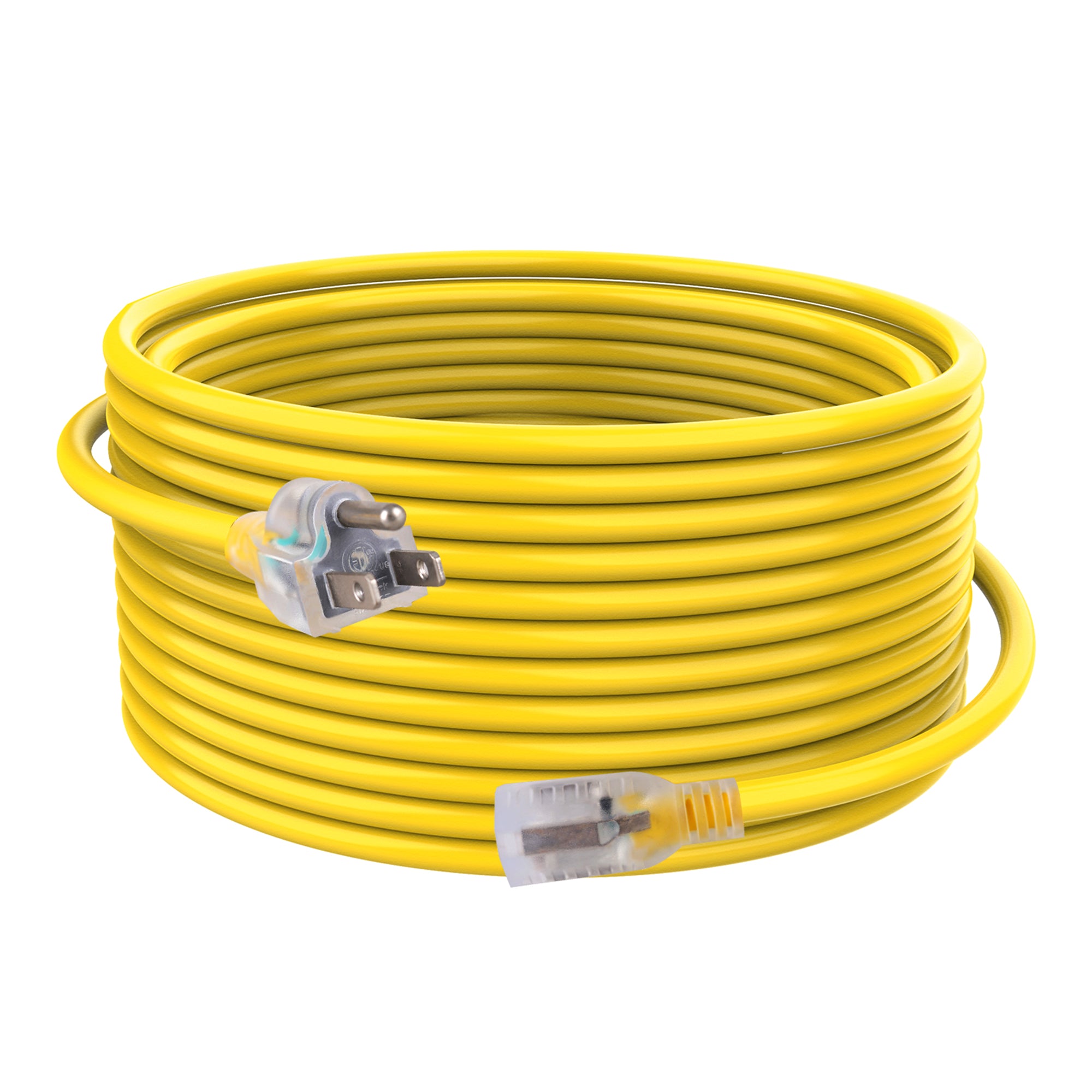 Dylux 15 Amp Power Cord Set – 25/30 Feet with Fully Molded Ends for Harsh Environments