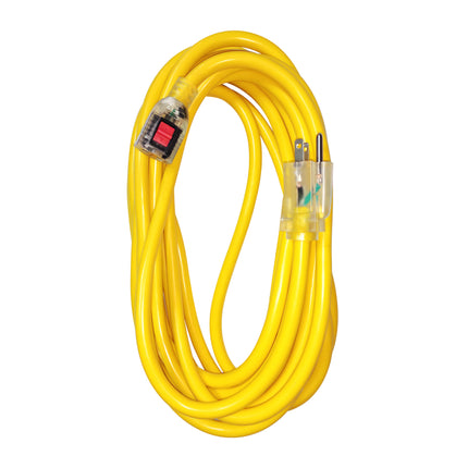 Dylux 15 Amp Power Cord Set – 25/30 Feet with Fully Molded Ends for Harsh Environments