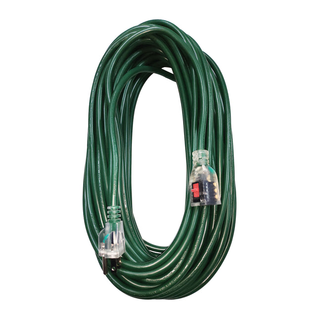 Dylux 15 Amp Power Cord Set – 25/30 Feet with Fully Molded Ends for Harsh Environments