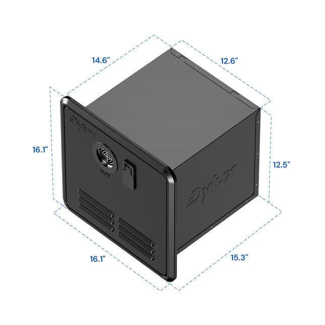 Dylux RV Tankless Propane Water Heater – 60,000 BTU/h, 2.4 GPM, Auto Frost Protection, ETL/CE/RoHS Approved
