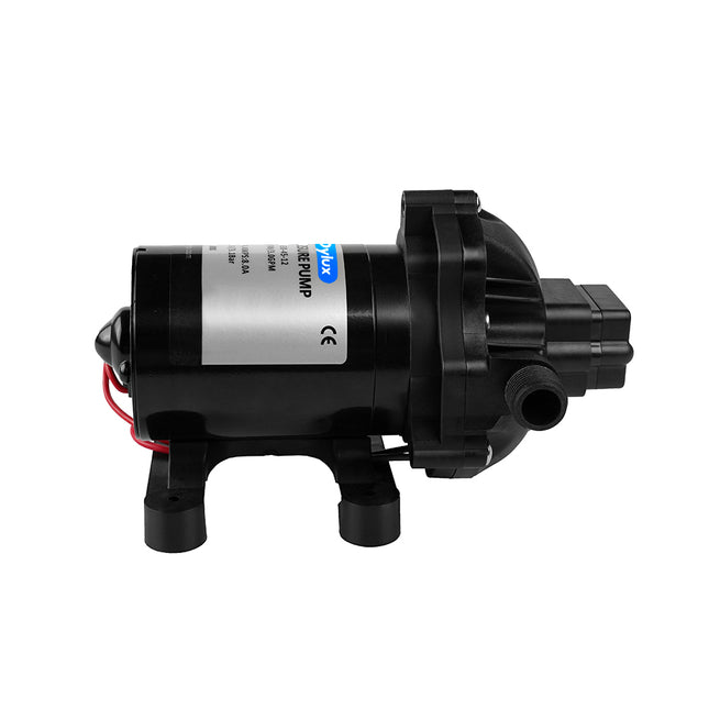 Dylux RV Water Pump – 12V, 3.0 GPM, 45 PSI, Self-Priming | Quiet On-Demand Operation for RVs & Boats