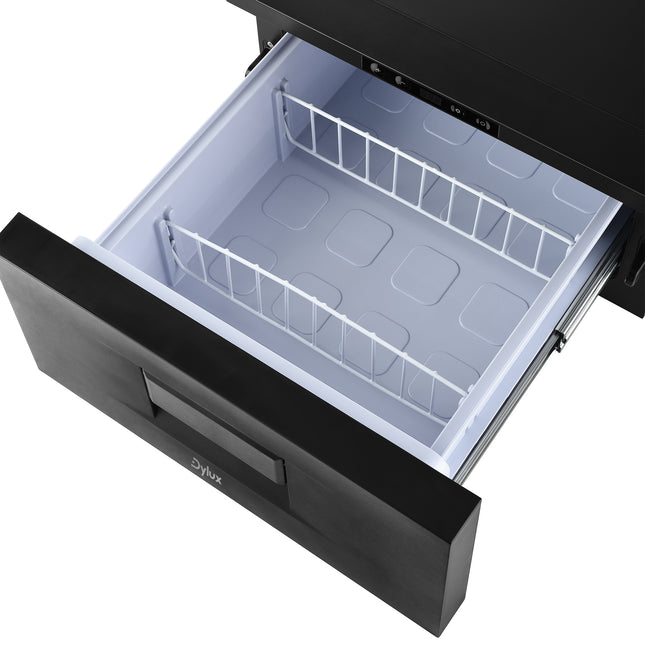 Dylux 0.73 cu. ft. Built-In Drawer Refrigerator - 12/24V DC & 100-240V AC Dual Power for RVs, Campers, and Trucks