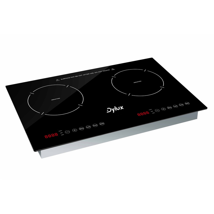 Dylux Dual Burner 24'' RV Induction Cooktop – 1800W, Touch Control, Space-Saving Design