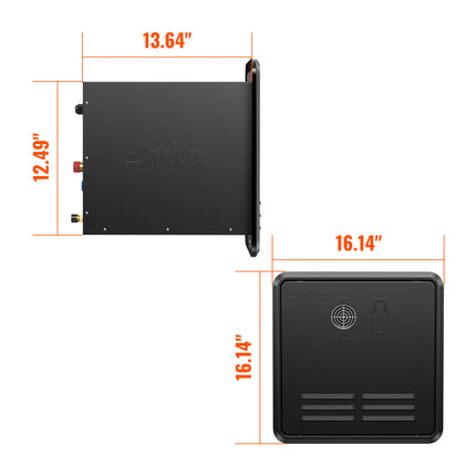 Dylux RV Tankless Propane Water Heater – 60,000 BTU/h, 2.4 GPM, Auto Frost Protection, ETL/CE/RoHS Approved