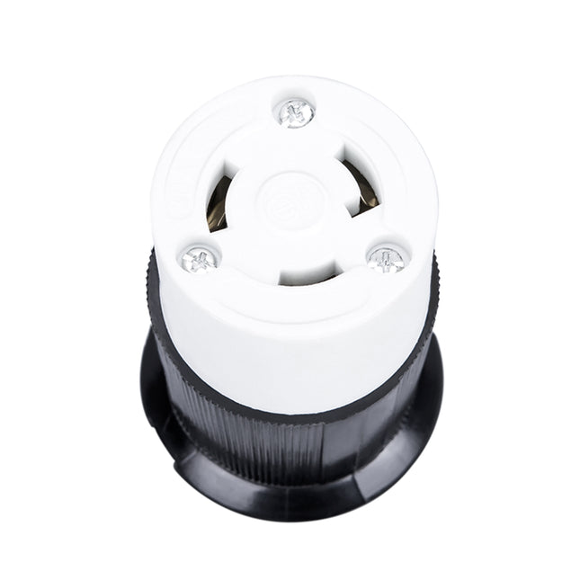 Dylux Waterproof Female Shore Power Connector - Twist-Lock Design