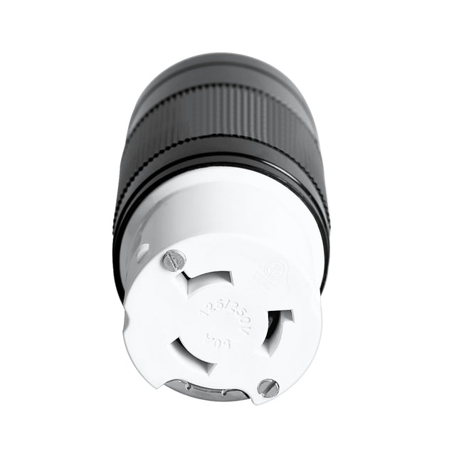 Dylux Waterproof Female Shore Power Connector - Twist-Lock Design