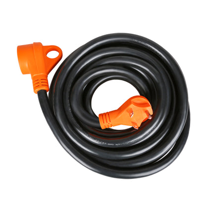 Dylux 30 Amp 3-Wire RV Extension Cord with Handle– 25/30 Feet Heavy-Duty Cable with W/ Handles