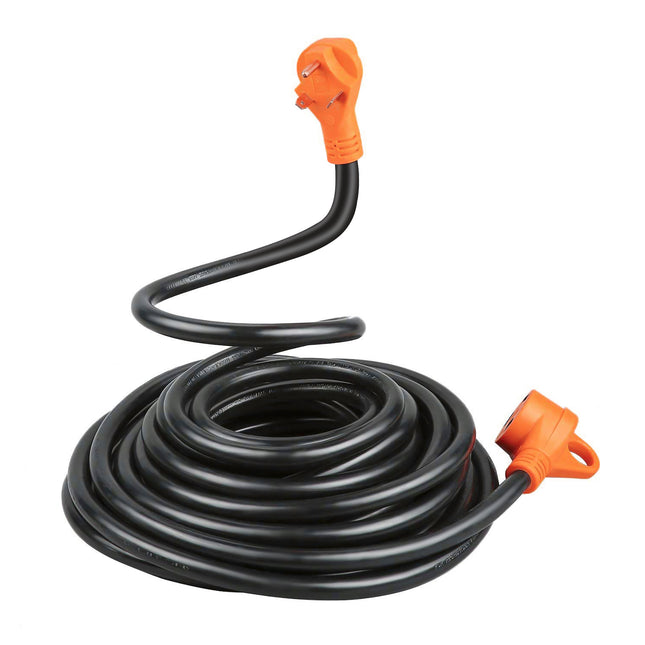 Dylux 30 Amp 3-Wire RV Extension Cord with Handle– 25/30 Feet Heavy-Duty Cable with W/ Handles