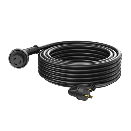 Dylux 30A RV Power Extension Cord with Handle - 30 FT 10 Gauge with TT-30P to L5-30R Locking Connector